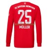 Original Fußballtrikot FC Bayern München Muller 25 Heimtrikot 2022-23 Langarm Für Herren